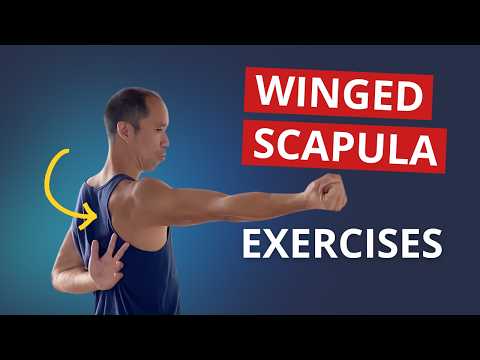 4 Exercises to Fix Winged Scapula & Build STABLE Shoulder Blades
