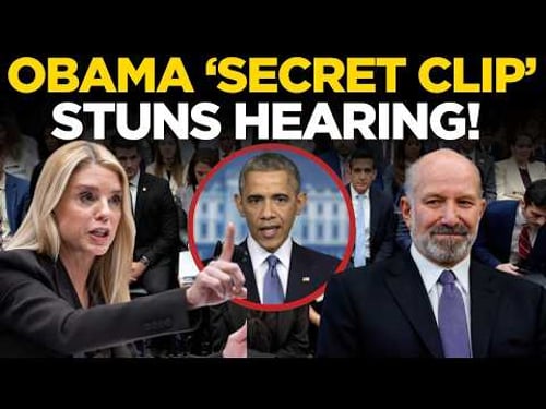 Pam Bondi Hearing LIVE: OBAMA ‘Secret Video’ Played at Hearing Sparks Immigration Clash | Pam Bondi
