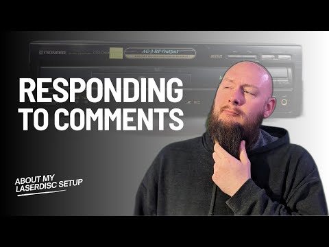 I Respond to Your Laserdisc Setup Comments