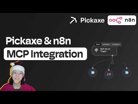 Connect Pickaxe to n8n using a MCP integration: Build AI-powered workflows in minutes