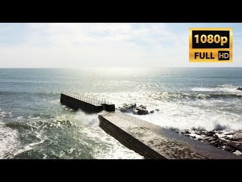 Relaxing Waves In Portugal with Atlantic Ocean Sounds