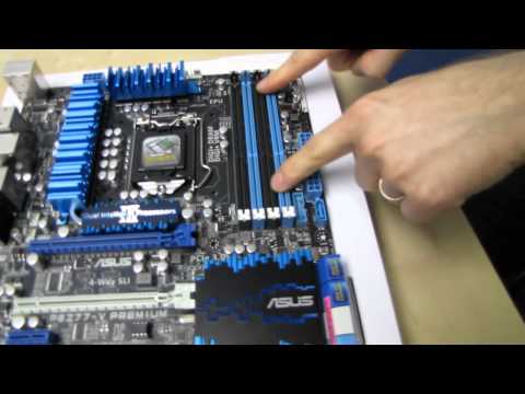 ASUS P8Z77-V Premium Thunderbolt 4-way SLI Motherboard Unboxing & First Look Linus Tech Tips
