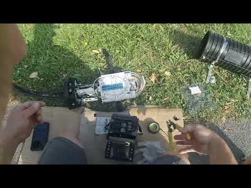 A short 150ft drop to an apartment building