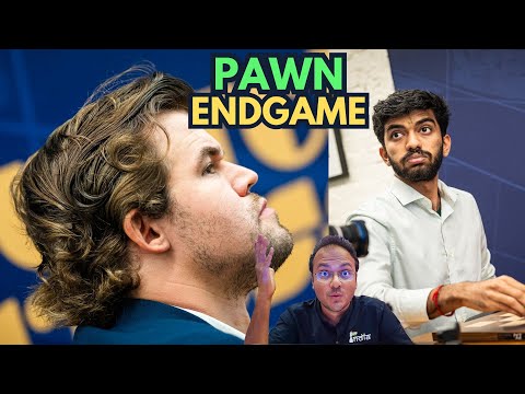 Magnus Carlsen and Gukesh play a fascinating pawn endgame | Champions Showdown
