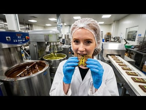 Inside a Dubai Chocolate Factory – How the Viral Pistachio Bars Are Made