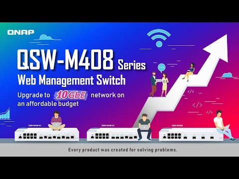 QSW-M408 Series Web Managed Switch: Upgrade to 10GbE network on an affordable budget