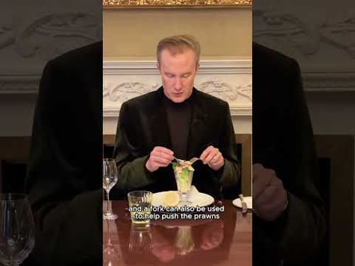 There are no fishy fingers here! #dining #etiquette #williamhanson