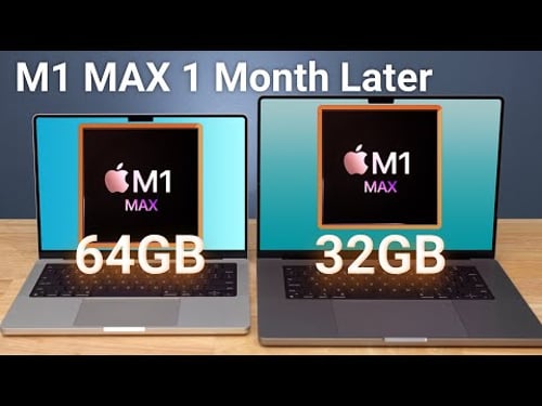 MacBook Pro M1 MAX Review! 1 Month Later 14 and 16!