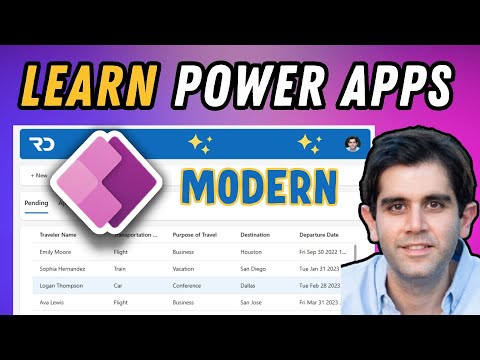 How to Build Power Apps with Modern Experiences | Beginner's Tutorial