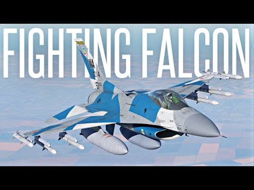 FIRST SOLO DOGFIGHTS IN THE F16 FIGHTING FALCON - DCS World Gameplay