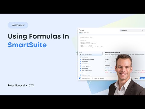 Using Formulas in SmartSuite