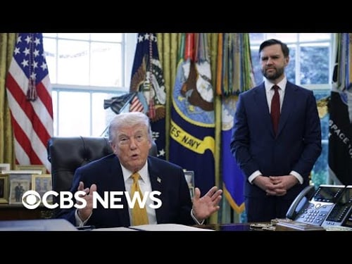 Trump and Vance take questions together for first time since start of Iran war