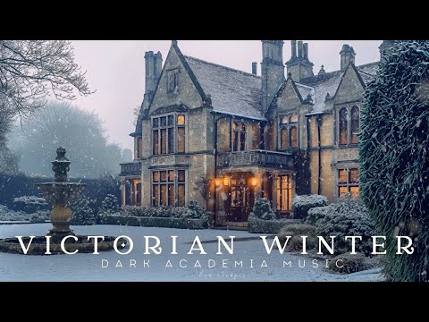 Victorian Winter Garden | Dark Academia Gothic Ambience for Study & Reflection