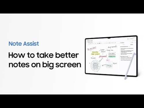 How to use Note Assist | Galaxy AI | Galaxy Tab S10 Series | Samsung