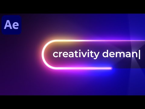 Gradient Text Box Animation in After Effects - After Effects Tutorial | No Plugins