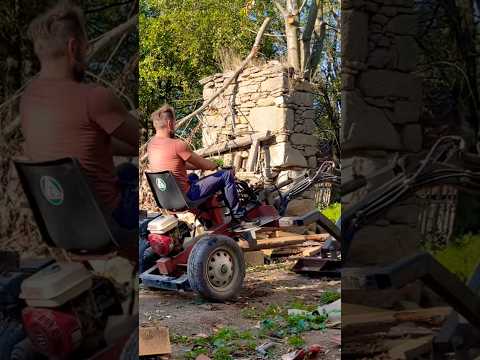 ⛏️🚧 #excavator #machine #building #villagelife #countryside