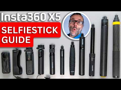 The best selfie stick for Insta360 X5, X4 & Co. – 10 models compared