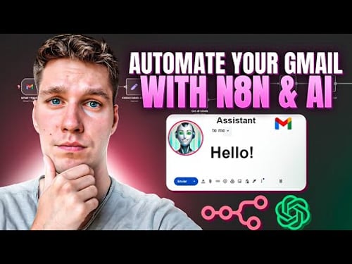 How to Automate your GMAIL with AI Assistants & n8n in 20 minutes