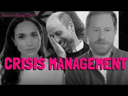 CRISIS MANAGEMENT - Prince William Hires An Expert To Handle His Brother?