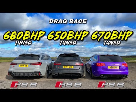 AUDI RS6 EVOLUTION.. 680HP C8 RS6 v 650HP C7 RS6 v 670HP C6 RS6