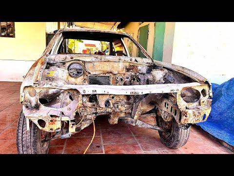 Restoring old rusty Daewoo cars | Restoration Car paint color