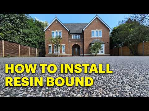 How To Install A Resin Bound Surface! Step By Step Guide.