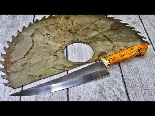 Making a Kitchen knife From a Saw blade