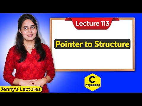 C_113 Pointer to Structure in C | Structure Pointer | C Language Tutorials