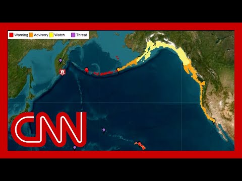 Tsunami alerts for Japan, Alaska, Hawaii and US West Coast after major earthquake strikes Russia