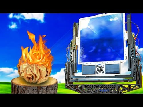 World's First Self-Guided Solar Death Ray