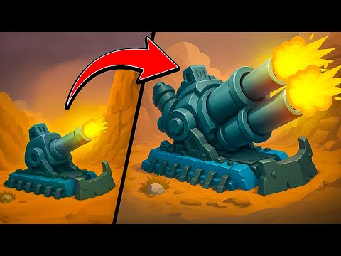 I Made the ARTILLERY Even More POWERFUL in Tower Dominion