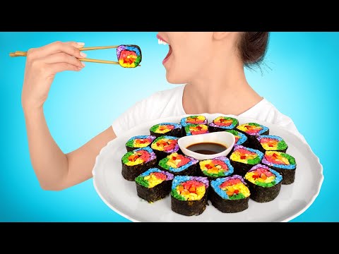 Rainbow Sushi Rolls That Actually Taste Good