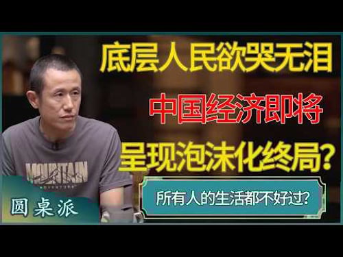 所有人的生活都充满悲剧色彩?底层人民欲哭无泪,中国经济即将呈现泡沫化终局? #窦文涛 #梁文道 #马未都 #周轶君 #马家辉 #许子东 #圆桌派 #圆桌派第八季