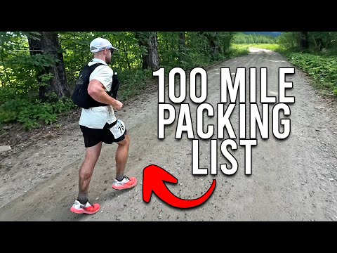 EVERYTHING I Pack To Run 100 Miles