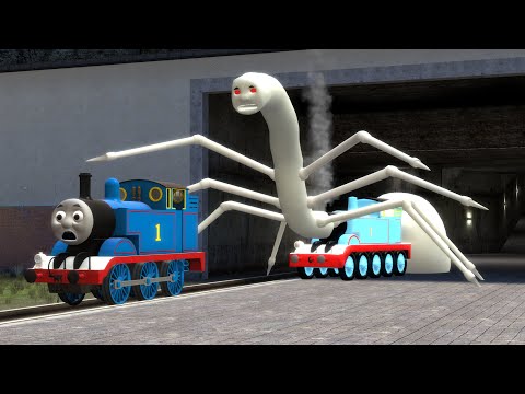 Building a Thomas Train Chased By Cursed Thomas and Friends, Evolution Of Thomas in Garry's Mod