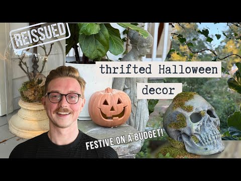 Spooky, Chic Halloween Decor With Thrifted Finds