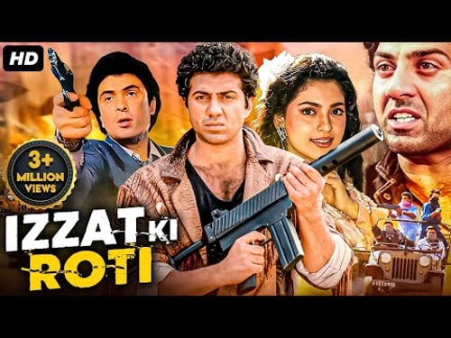 IZZAT KI ROTI - Full Hindi Action Movie | Sunny Deol, Juhi Chawla, Rishi Kapoor | Bollywood Movie