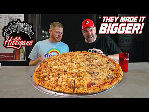 ONLY ONE TEAM HAS DEFEATED THIS PIZZA SO WE MADE IT BIGGER W/@Randy Santel