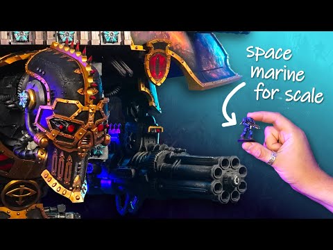 Painting the world's BIGGEST Warhammer model with a secret FRENCH technique