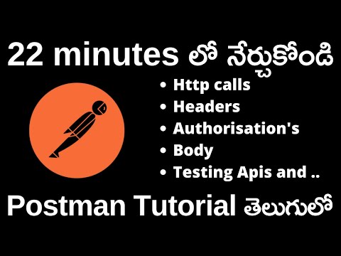 Postman tutorial full course || API Testing with Postman for beginners in Telugu 2023