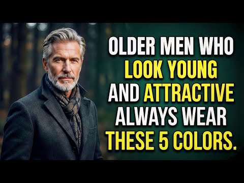 5 Colors That Make Older Men Look Younger Instantly | Timeless Style After 50 👔✨