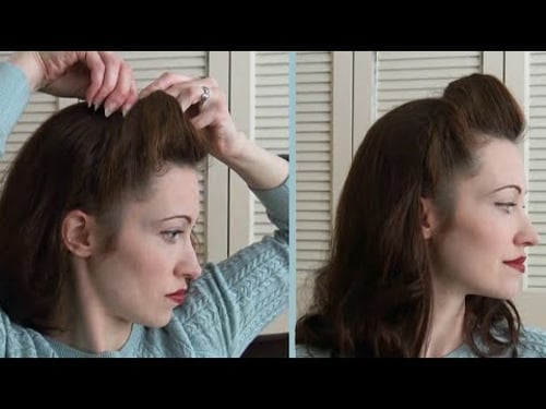 How to Do Victory Rolls | 1940's Pin up Hairstyles
