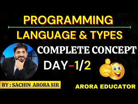 What is Programming Language & Types of Programming Language | Computer Programming | Part-1/2 |
