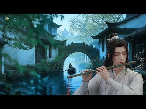 Chinese Zen Music: Bamboo flute, Erhu &Guzheng | Soothing music for relaxing @MoonlitMelodies-68s