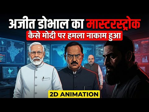 Ajit Doval ka Masterstroke: Kaise Modi par Hamla Naakaam Hua | 2D Animation | Operation Octopus