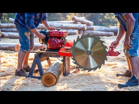 25 Mind-Blowing Firewood Processing Machines in Action! | Homemade Modern Chainsaw Machines #3