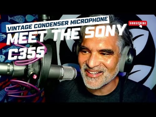 Meet the Vintage Sony C355 Condenser Microphone
