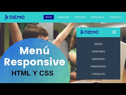 Menú Responsive Html y Css - Fácil y Rápido