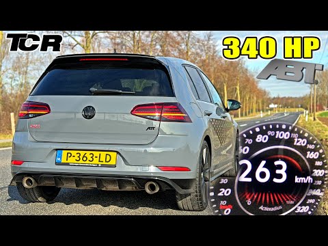 VW GOLF MK7 GTI TCR ABT // 0-100 100-200 TOP SPEED POV & SOUND