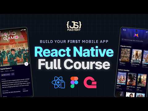 React Native Course for Beginners in 2025 | Build a Full Stack React Native App